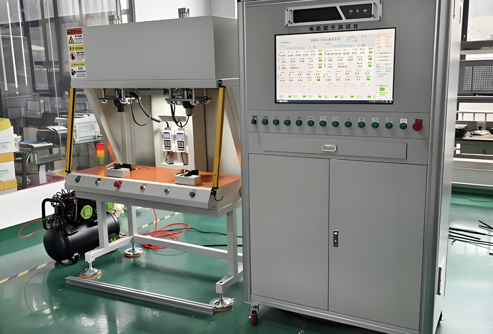 Fully Automatic Low Voltage Motor Aging Test Bench