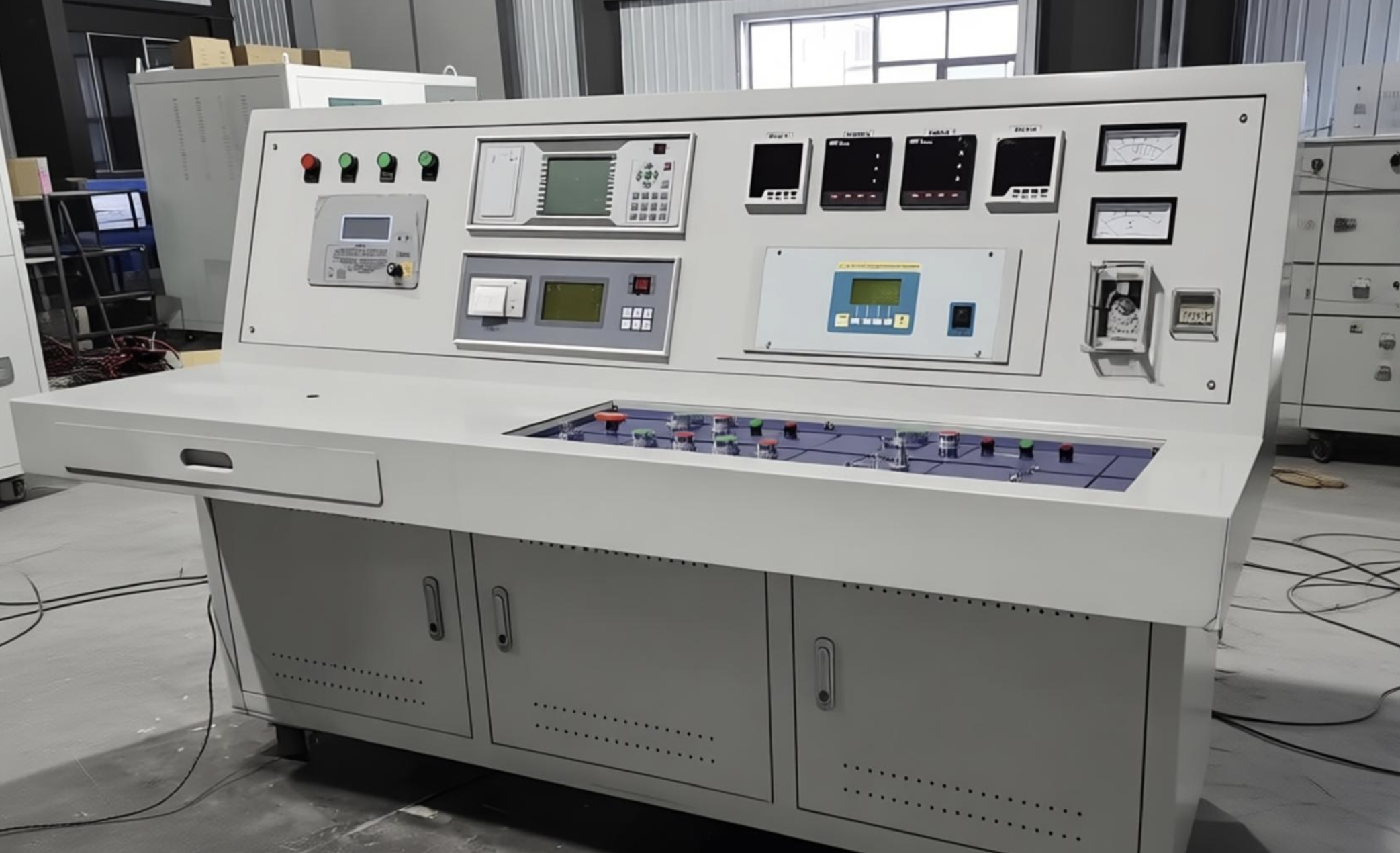 Multi-station Parallel Low Voltage Motor Test Stand