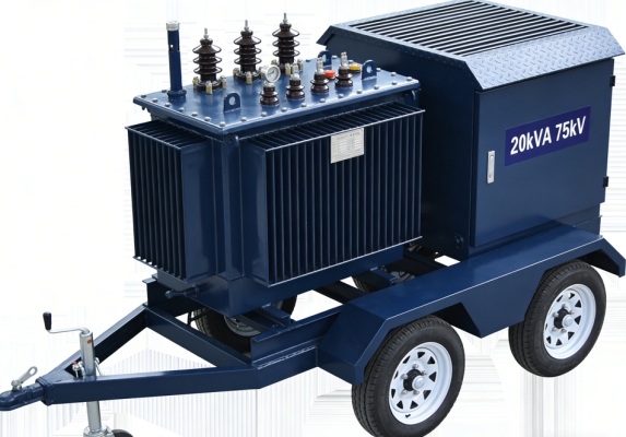 20kVA 75kV Mobile Vehicle-Mounted Oil-Immersed Test Transformer