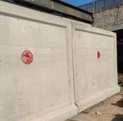 Precast Modular Concrete Privacy Fence