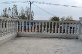 Decorative Stamped Concrete Fence