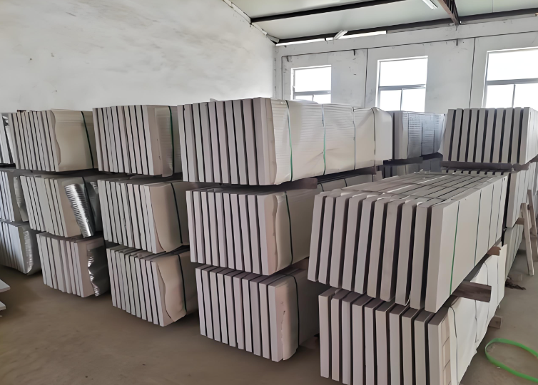 Decorative Stamped Concrete Garden Fence Panel