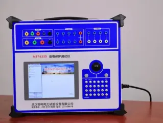 Testeur d'étalement de protection de relais sur site de niveau poste de transformation