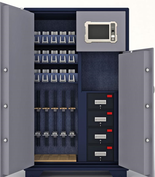 移動式戦術警察用火器キャビネット