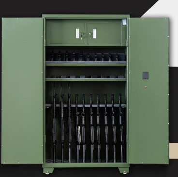 Armoire à armes à verrouillage interverrouillé pour la police