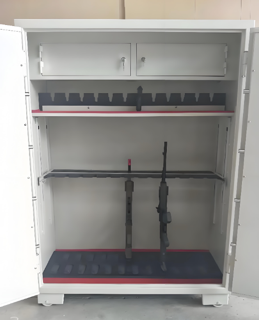 Armoire à armes à verrouillage interverrouillé pour la police