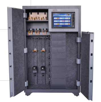 ตู้เก็บปืนและกระสุนด้วยระบบไบโอเมตริกระดับตำรวจ