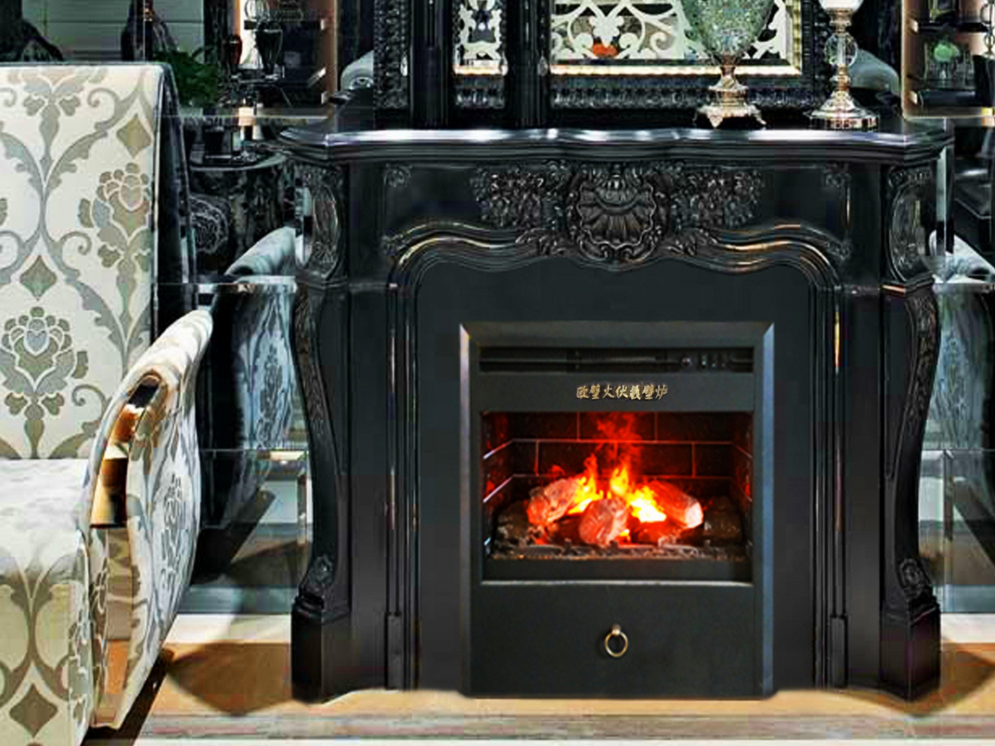 Các bộ phận viền lò sưởi bằng đá granit