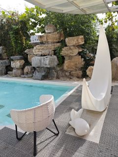 Plate-forme extérieure en granit résistante aux intempéries pour terrasse et abords de piscine