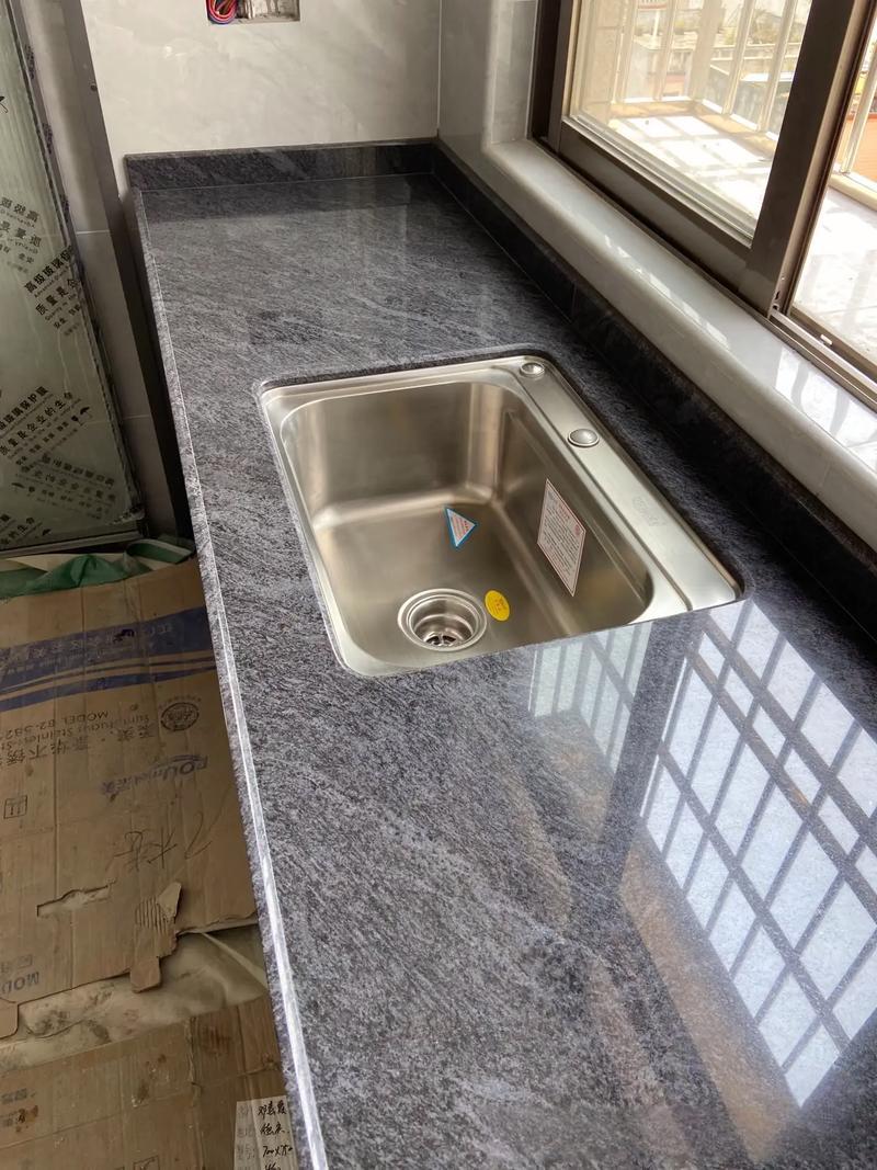 Plateforme de travail de cuisine en granit