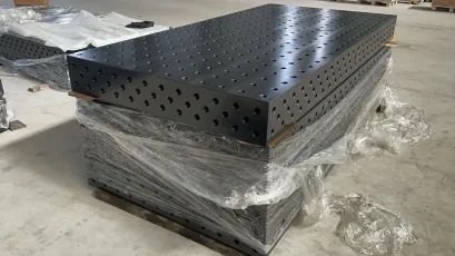 Plate-forme en granit pour équipement de serrage de soudage de grande échelle, classe 0