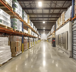 Gudang Penyimpanan Dingin Farmasi Skala Besar Industri