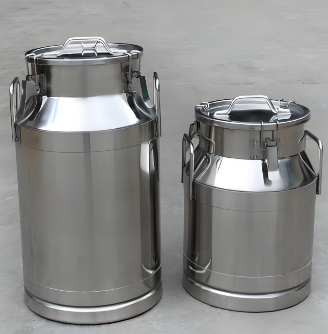 Réservoir de stockage de lait en poudre commercial en acier inoxydable de grande capacité de 50L