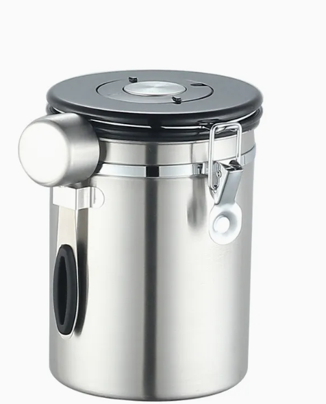 Boîte hermétique de stockage de lait en poudre en acier inoxydable 304 de qualité alimentaire (grande capacité pour usage domestique)