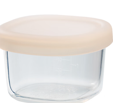 Boîte de stockage de poudre de lait en silicone pliable