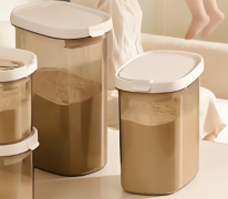 Boîte de stockage de lait en poudre commerciale anti-humidité à grande capacité