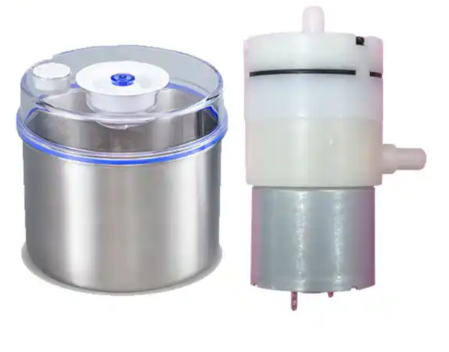 ภาชนะเก็บผงนมเด็กด้วยปั๊มสูญญากาศไฟฟ้า