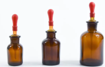 Amber Glass Medicinal Dropper Bottles