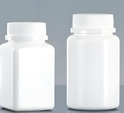 ขวดยาบรรจุยาบรรยาที่ทำจาก HDPE และมีระบบป้องกันเด็กเปิดได้