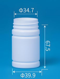 ขวดยาที่มีฝาปิดกระดาษใช้ครั้งเดียว