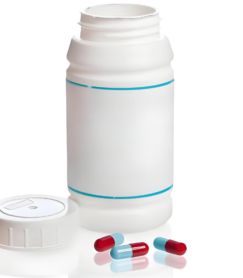 Flacons de pilules en plastique résistants aux enfants pour ordonnances