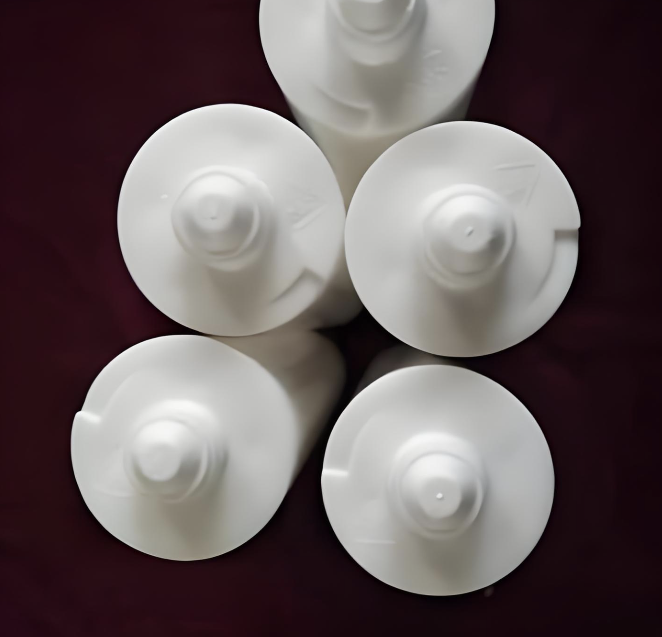 Bouteille de pressage à colle en polypropylène et silicone réutilisable de 500ml avec régulateur de débit