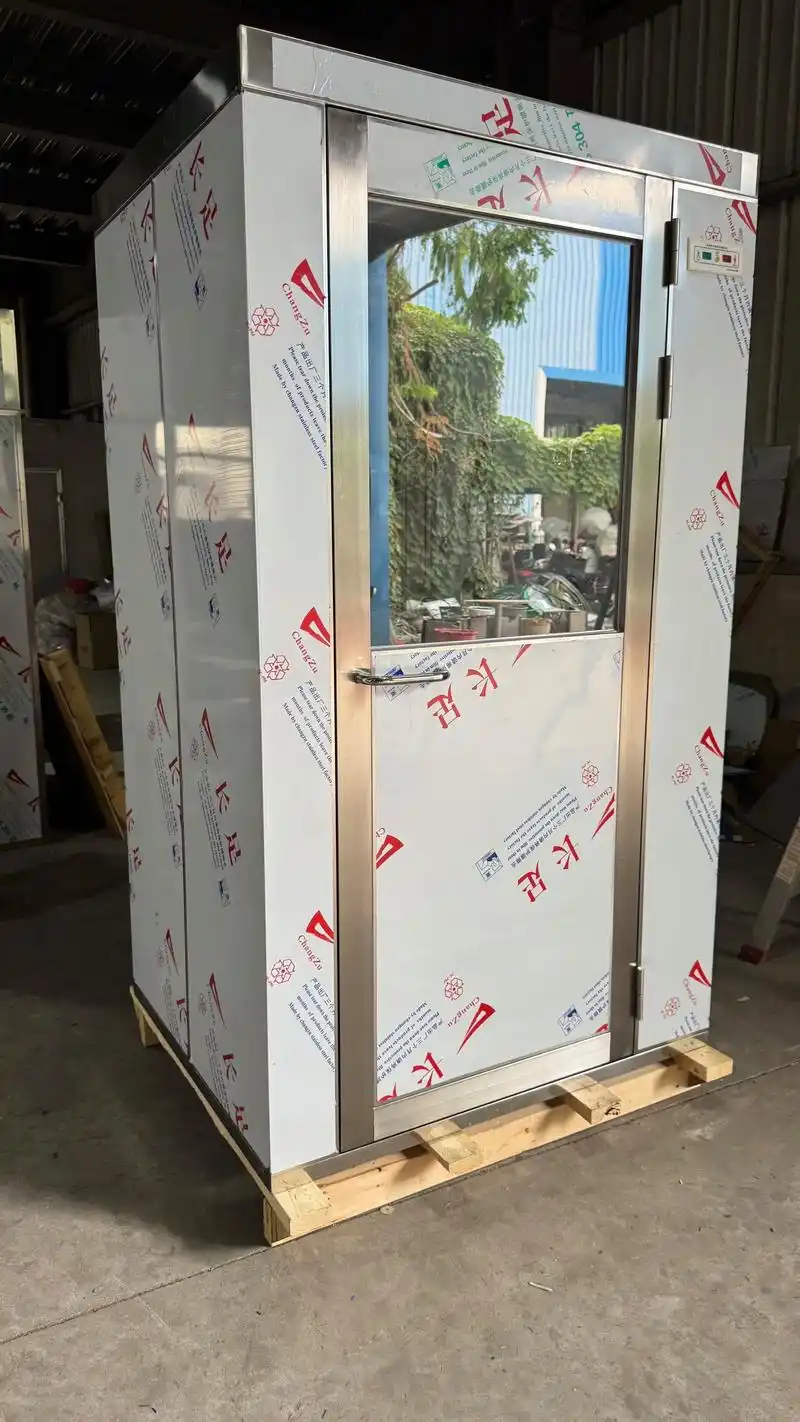 Douche à air en acier inoxydable 304 à une personne et une buse unique