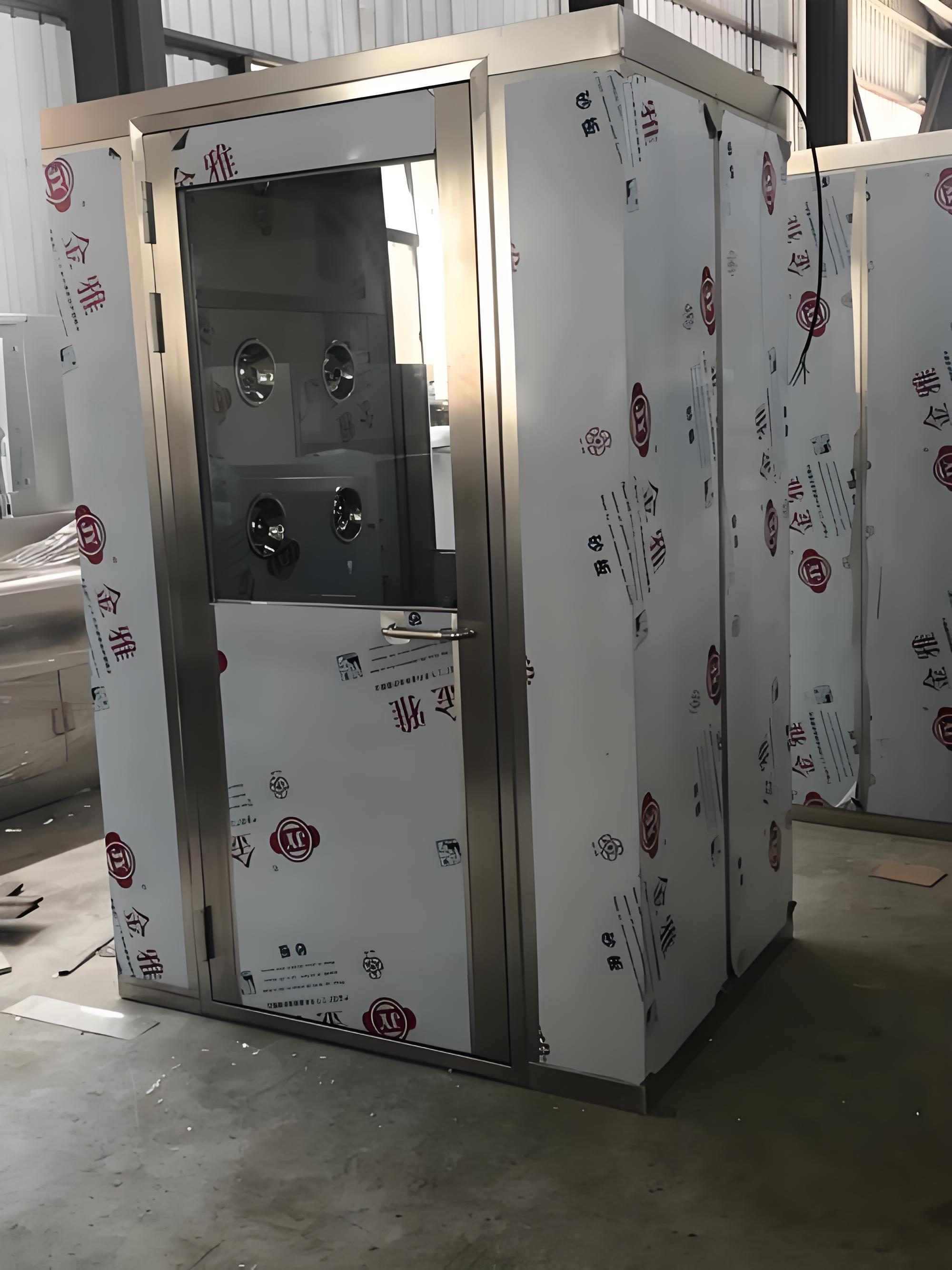 Double-person Double-nozzle Voice Prompt Air Shower