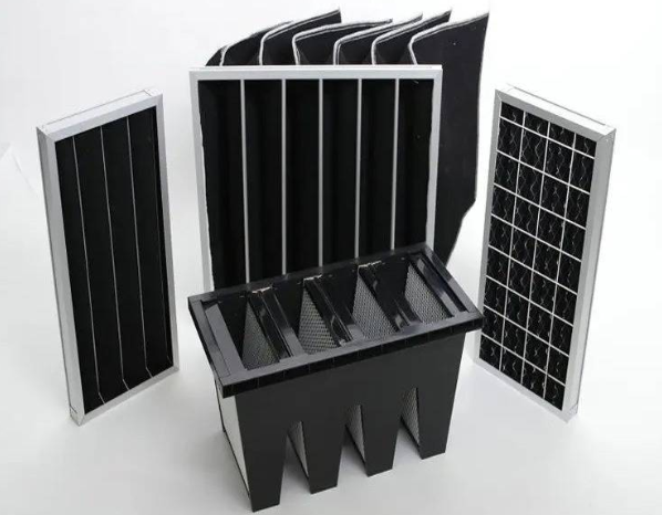 Filtre à air au charbon actif de qualité industrielle et commerciale