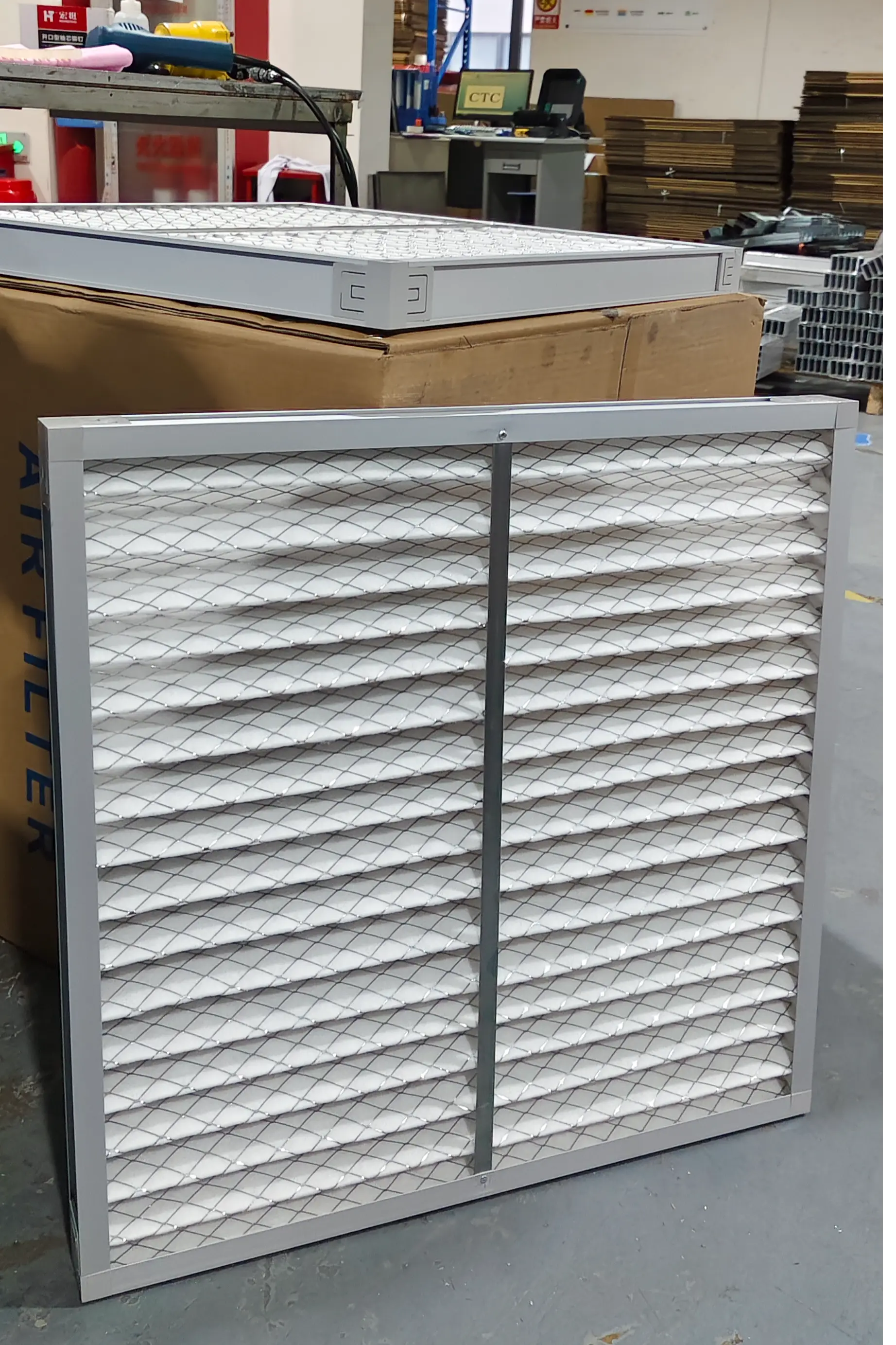 กรองอากาศแบบติดท่อ MERV 13 สำหรับระบบ HVAC เชิงพาณิชย์