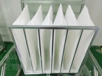 Filtre à air plissé pour collecte de poussière industrielle