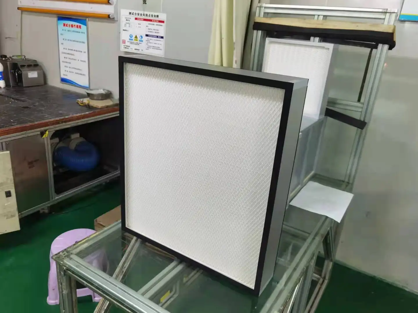 ตัวกรองอากาศอุตสาหกรรม HEPA เกรด H13