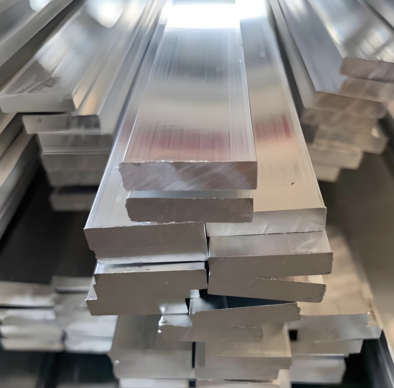 5052 Aluminum Extrusion Flat Bar for Refrigeration Heat Exchange