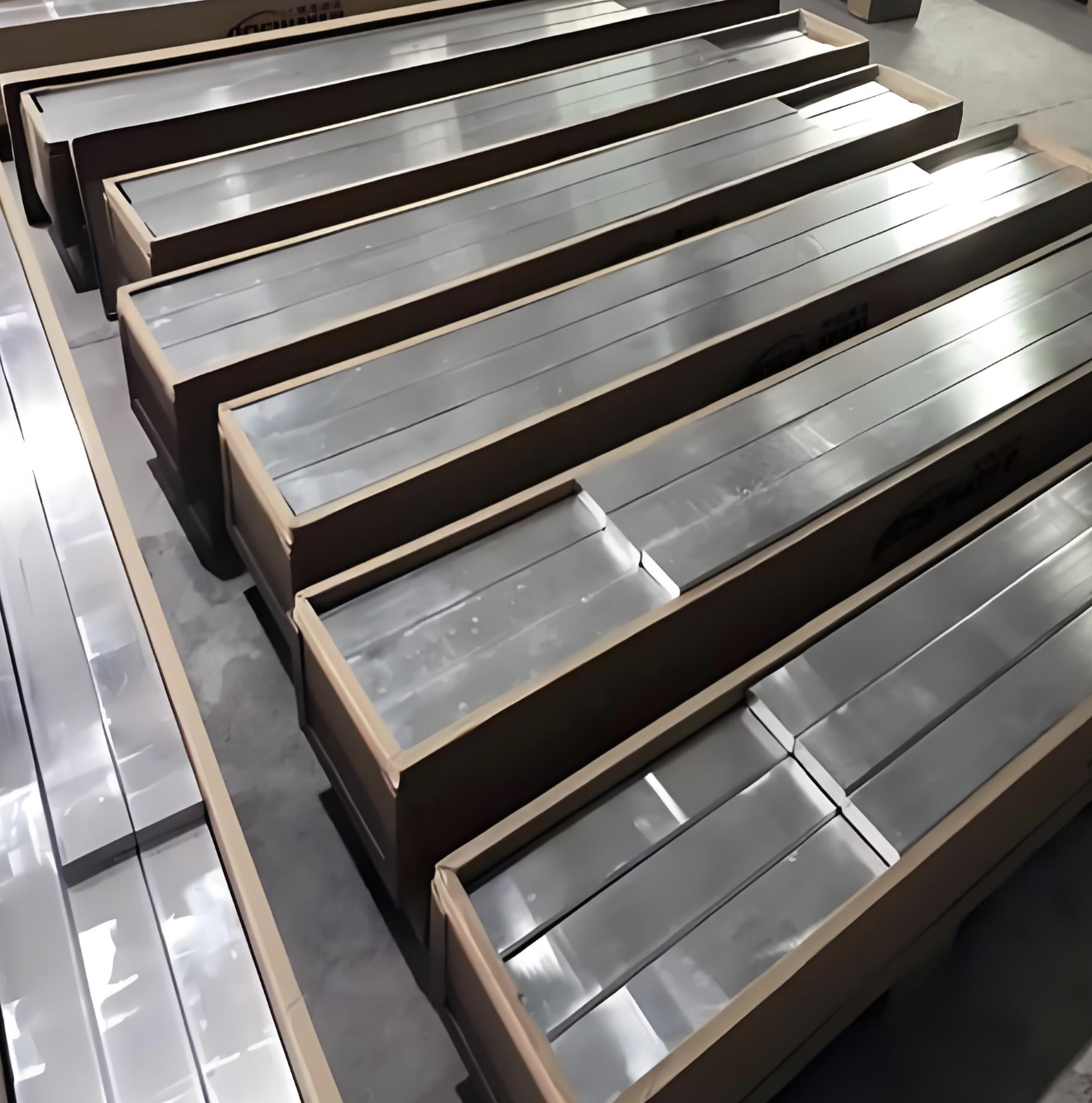 5052 Aluminum Extrusion Flat Bar for Refrigeration Heat Exchange