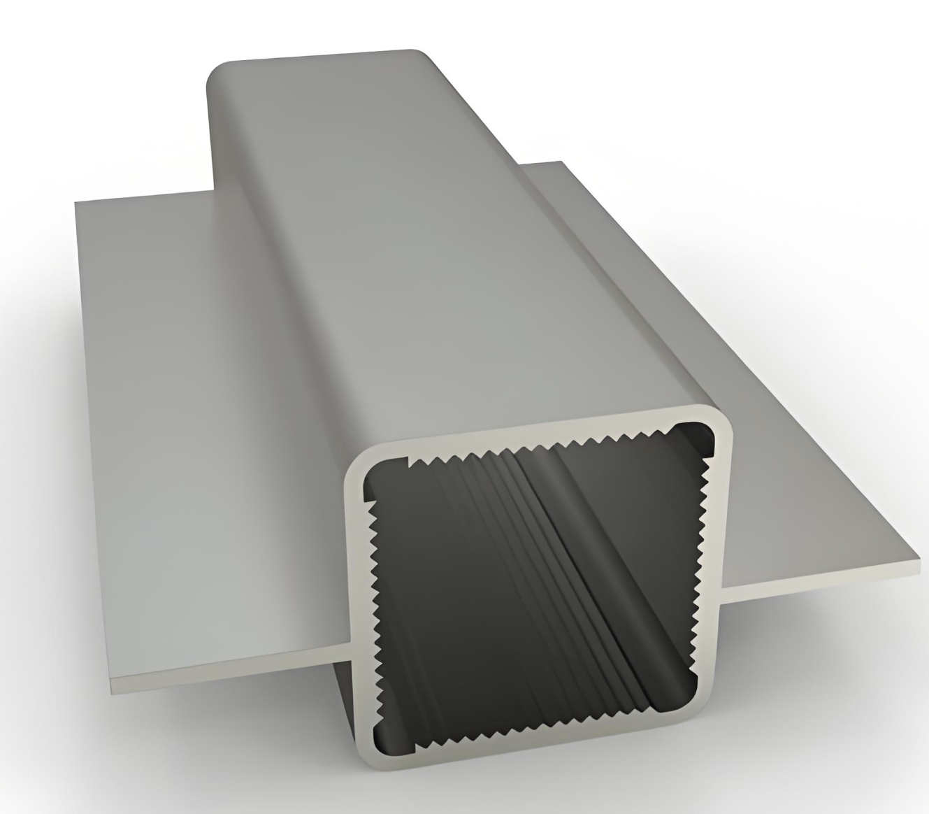 Barre d’aluminium extrudée pour échange thermique de réfrigération