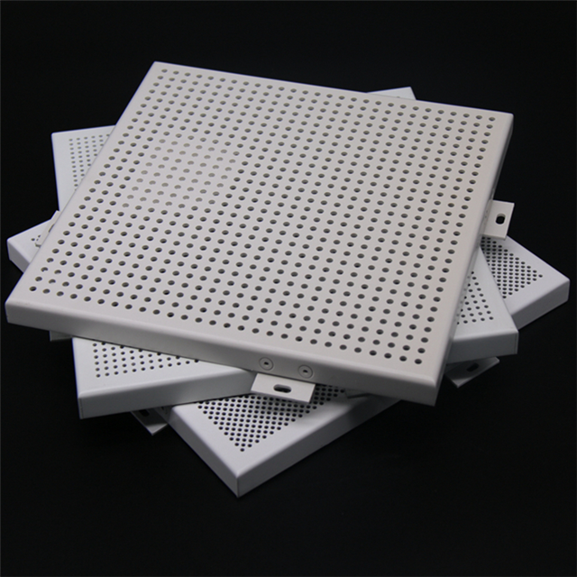 แผนอลูมิเนียมรูเจาะสำหรับควบคุมเสียง