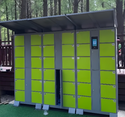 Casier intelligent solaire étanche pour extérieur