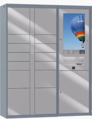 Armoire intelligente pour livraison de plats à emporter à température contrôlée