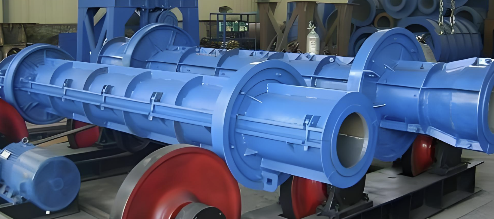 Small Mobile Towable Cement Pipe Making Machine