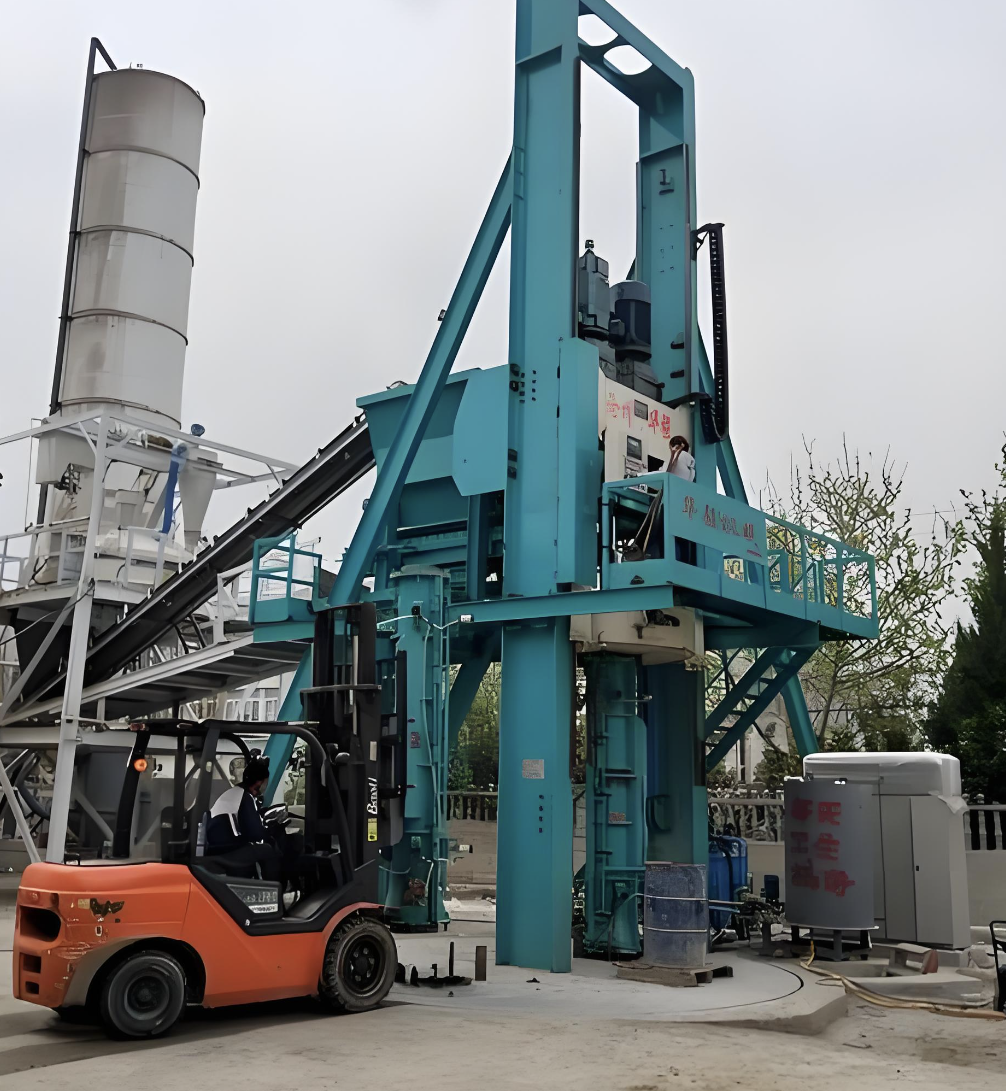 Vertical Extrusion Permeable Cement Pipe Making Machine