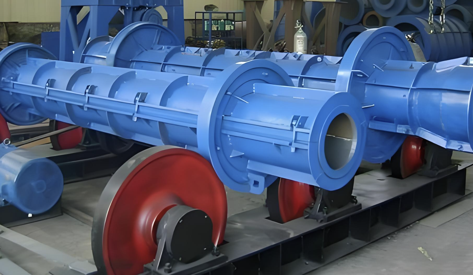 Semi-Automatic Small-Scale Cement Pipe Making Machine