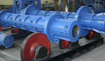 Semi-Automatic Small-Scale Cement Pipe Making Machine