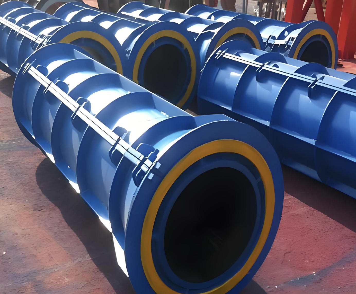 Semi-Automatic Small-Scale Cement Pipe Making Machine