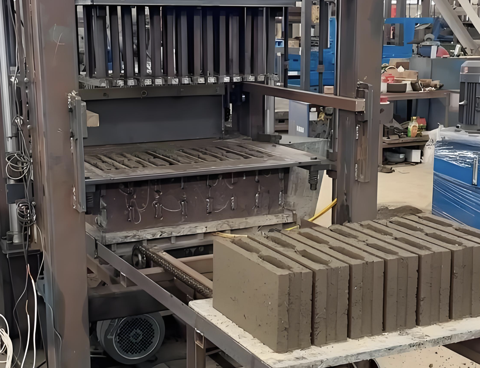 省エネ・環境対応型不焼成コンクリート部材成形機