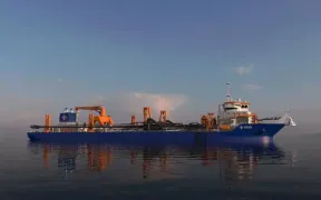 Self-propelled Sand Dredger