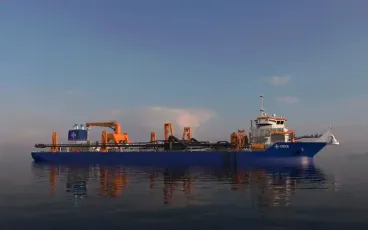 Self-propelled Sand Dredger