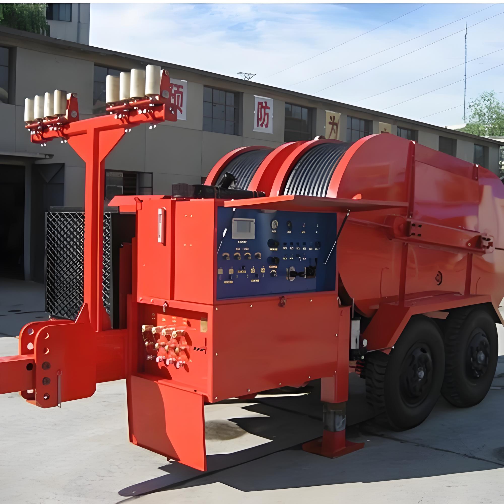 Chariot de remorquage hydraulique de grande charge