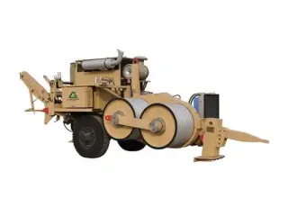 Machine de remorquage hydraulique lourde de 50 tonnes