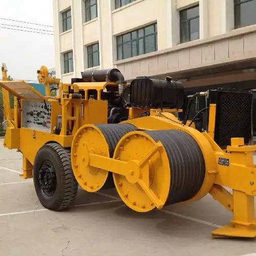 Machine hydraulique de traction pour chaîne d'assemblage à haute précision