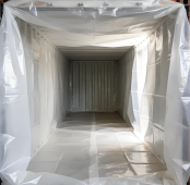 ถุงซับในคอนเทนเนอร์ PE อุตสาหกรรมหนักแรง